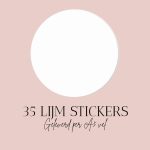 Lijm stickers voor wimperextensions lijm van Luxury Lashes (Per 35 stuks)