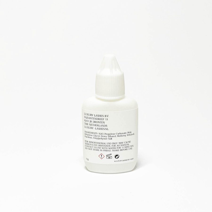 Professionele Wimperextensions Gel Remover van Luxury Lashes Achterkant