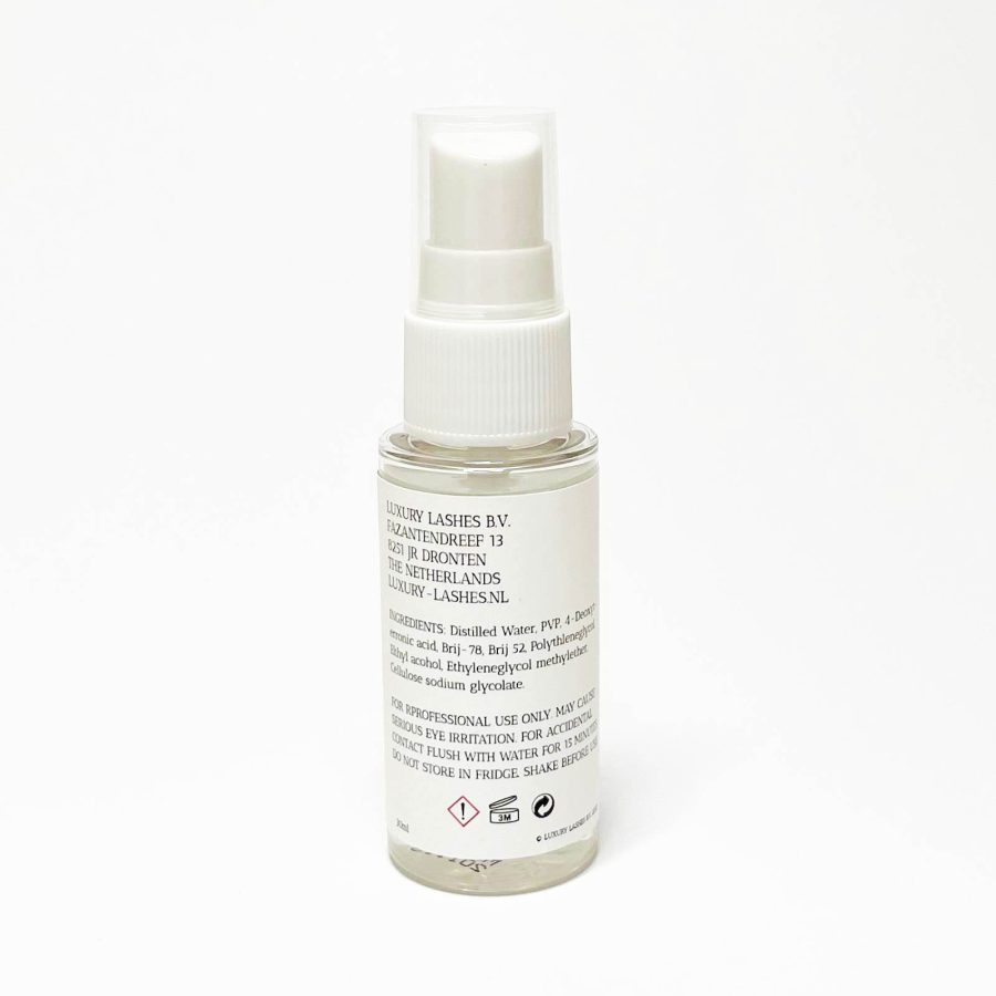 Wimperextensions Primer van Luxury Lashes - Achterkant