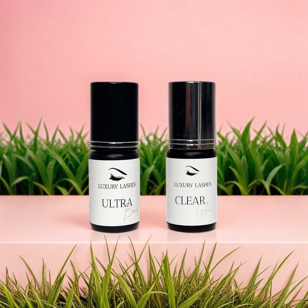Luxury Lashes Ultra Bond en Clear Glue Wimperextensions Lijm